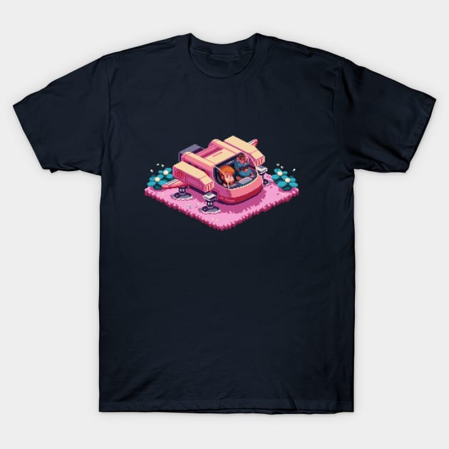 porco spaceship T-Shirt by brunopixels
